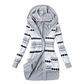 🎉🔥Über 59.000 verkauft!✨🧥Damen Longcut Hoodie mit Kapuze – Mittelang, verdeckt die Hüften & mit Baumwoll-Innenfutter