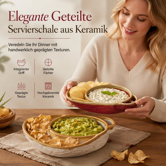 ✨🎉85000+ Mal verkauft!🎁🍽️Retro Keramik-Auflaufform mit Einzelgriff – Schadstofffrei backen & sicher servieren