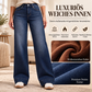 🎉💖Über 38.000 Mal verkauft!🎁👖Damen thermische Wide-Leg-Jeans mit hohem Bund | Keine kalten Beine, kein einschnürender Bund – Warme Weite für Winter & Alltag✨