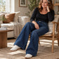 🎉💖Über 38.000 Mal verkauft!🎁👖Damen thermische Wide-Leg-Jeans mit hohem Bund | Keine kalten Beine, kein einschnürender Bund – Warme Weite für Winter & Alltag✨