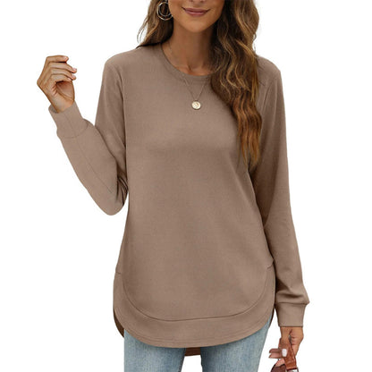 🖤🔥Über 48.000 verkauft!💖🎁Black Week Deal – 50% Rabatt auf das elegante Damen-Langarmshirt mit High-Low-Saum🖤✨