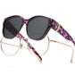 ⏰ Nur noch heute 60% Rabatt! 🕶️ Damen übergroße polarisierte Überbrillen Sonnenbrille | Modischer großer Rahmen, passt über jede Korrekturbrille für Autofahren, Urlaub & Stadtspaziergänge ✨