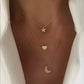 🎉💖50% Rabatt🎁📿Elegante, mehrreihige Halskette mit einem zarten Anhänger